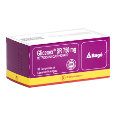 GLICENEX SR COM 750 MG X 30