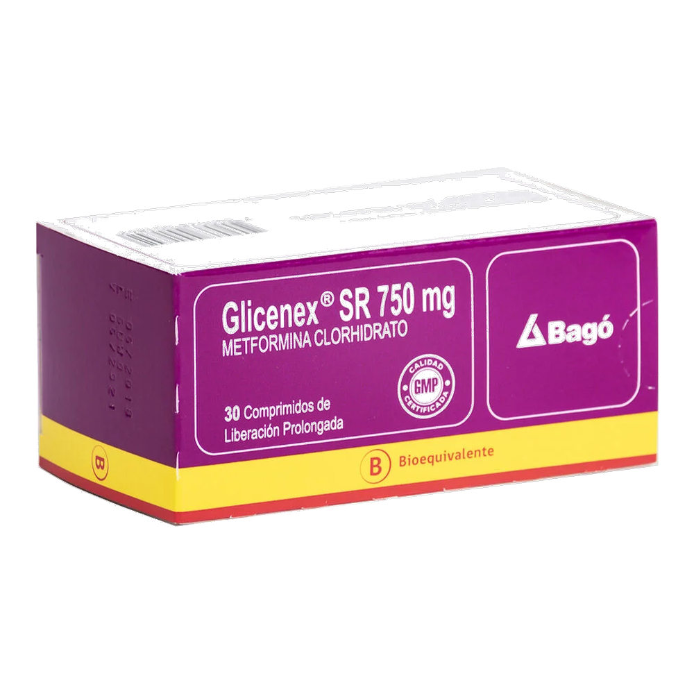 GLICENEX SR COM 750 MG X 30