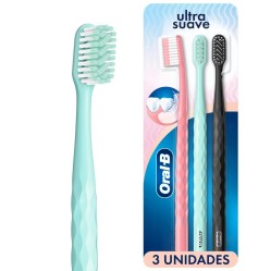 ORAL B CEPILLO ICONIC ULTRA SOFT X 3 UND