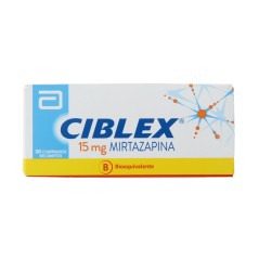 Ciblex (B) Mirtazapina 15mg 30 Comprimidos Recubiertos