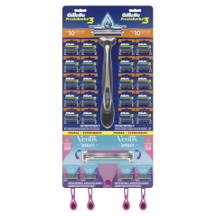 PRESTOBARBA 3 GILLETTE X 20 + VENUS ALOE X 4 UND
