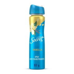 SECRET DEO SPRAY VAINILLA X 93 GR
