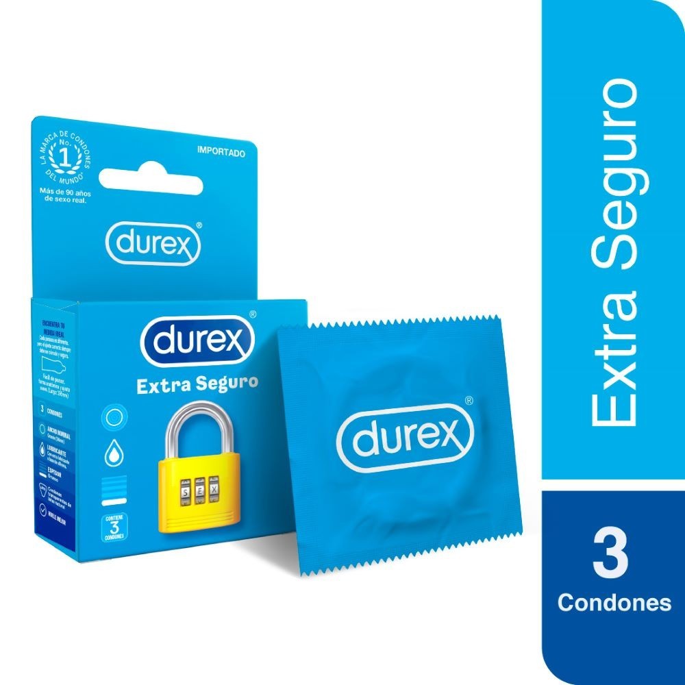 DUREX EXTRA SEGURO X 3 PRESERV (DM)