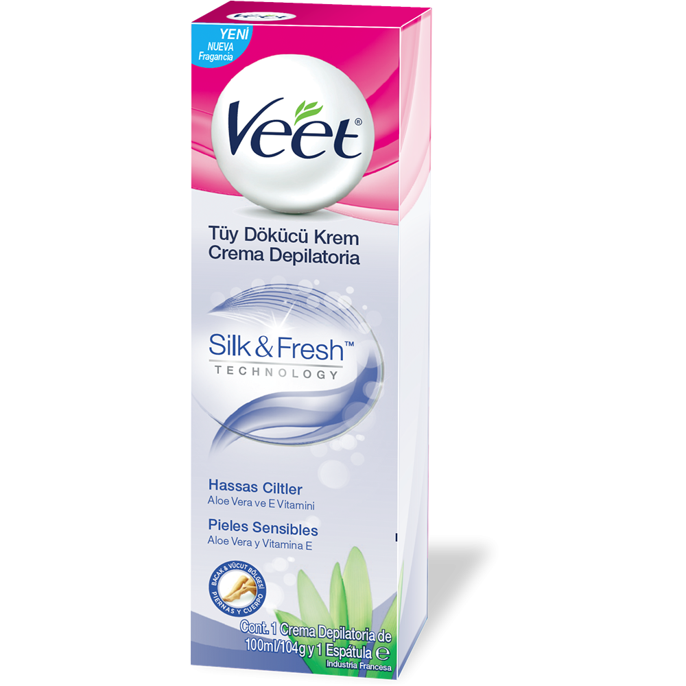 VEET CRE DEPILAT SILKY FRESH PIEL SENSIBLE X 100 ML
