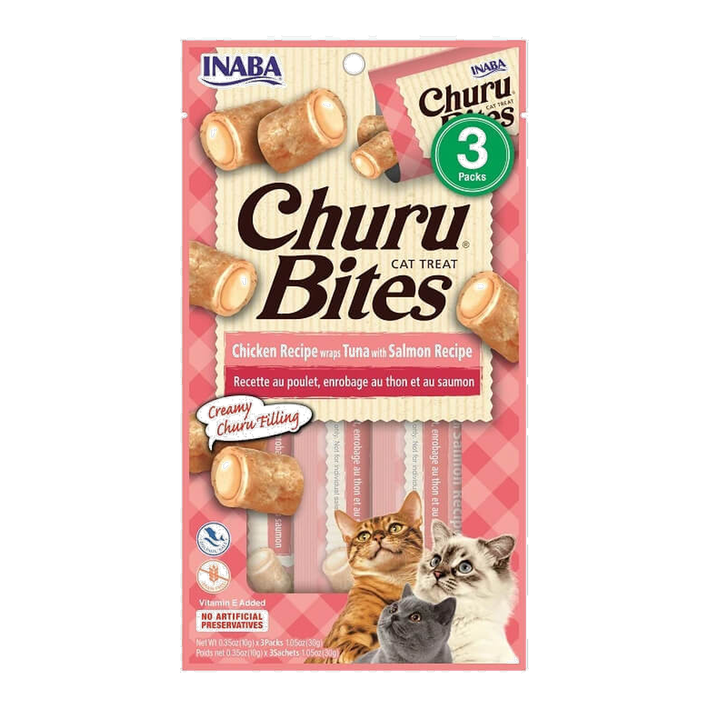 CHURU BITES WRAPS ATUN CON SALMON X 3 UND