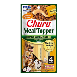CHURU DOG MEAL TOPPER POLLO X 4 UND