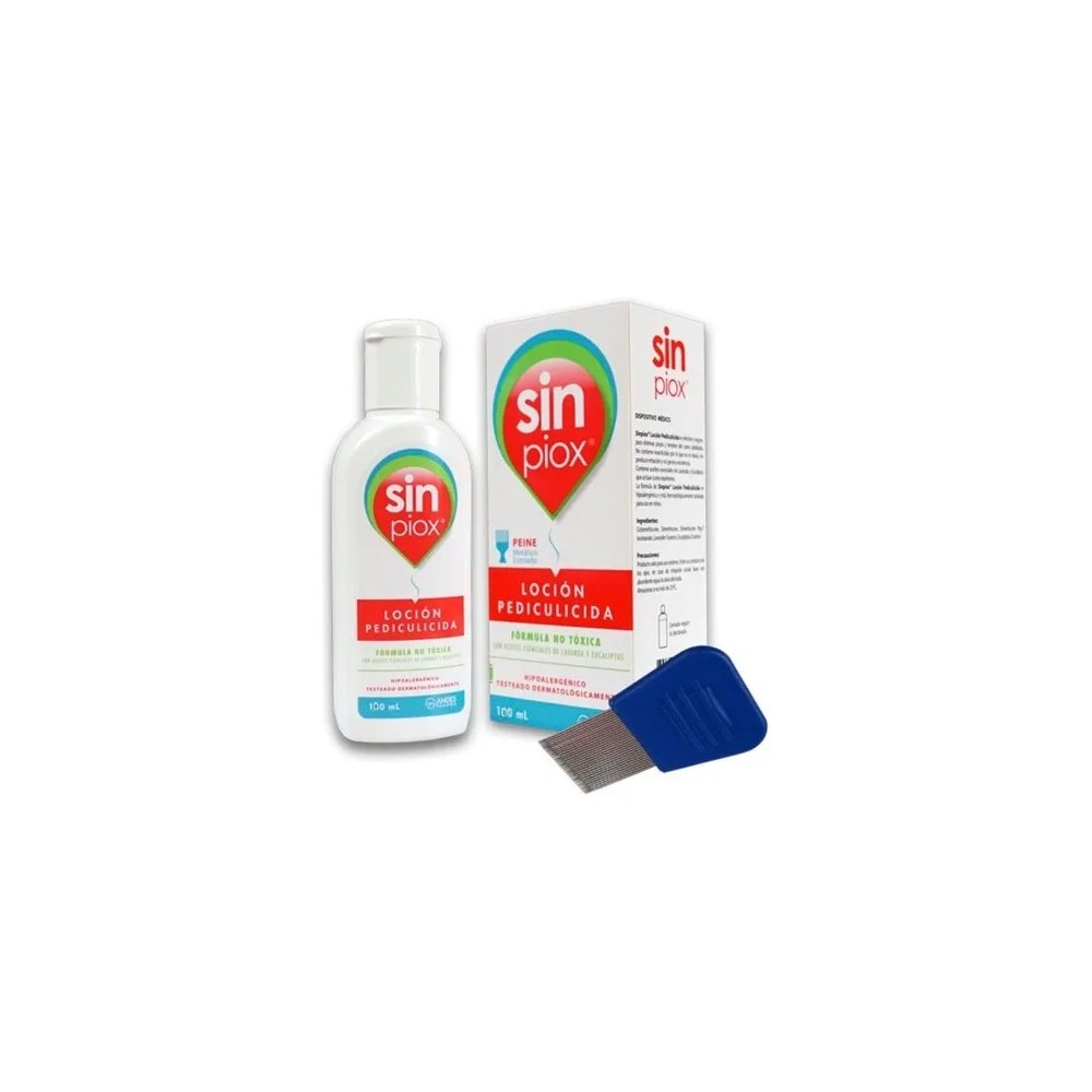 SINPIOX LOCION C/PEINE METAL X 100 ML