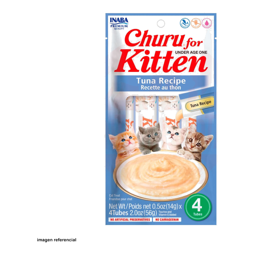 CHURU FOR KITTEN ATUN SACHET X 4 UND