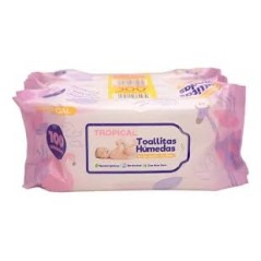 TOALLAS HUMEDAS TROPICAL CON ACEITE EMU X 100 UND X 3