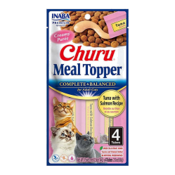 CHURU MEAL TOPPER ATUN Y SALMON GATO X 4 UND