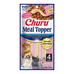 CHURU MEAL TOPPER ATUN Y SALMON GATO X 4 UND
