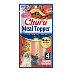 CHURU MEAL TOPPER POLLO GATO X 4