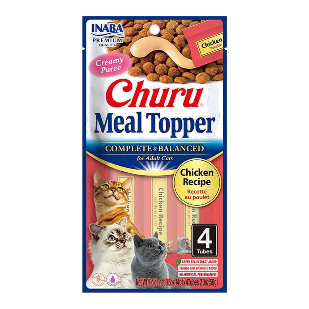 CHURU MEAL TOPPER POLLO GATO X 4