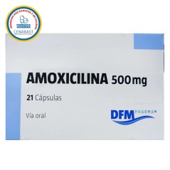 AMOXICILINA CAP 500 MG X 21 DIFEM