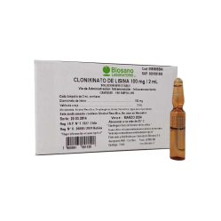 CLONIXINATO DE LISINA AMP 100 MG 2 ML X 100 BIOSANO