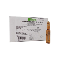 CLONIXINATO DE LISINA AMP 100 MG 2 ML X 100 BIOSANO