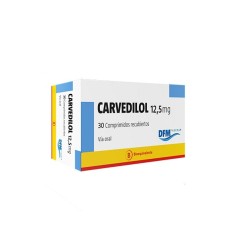 CARVEDILOL COM 12,5 MG X 30 DIFEM