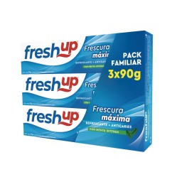 FRESHUP CREMA DENTAL X 90 GR PACK X 3 UND