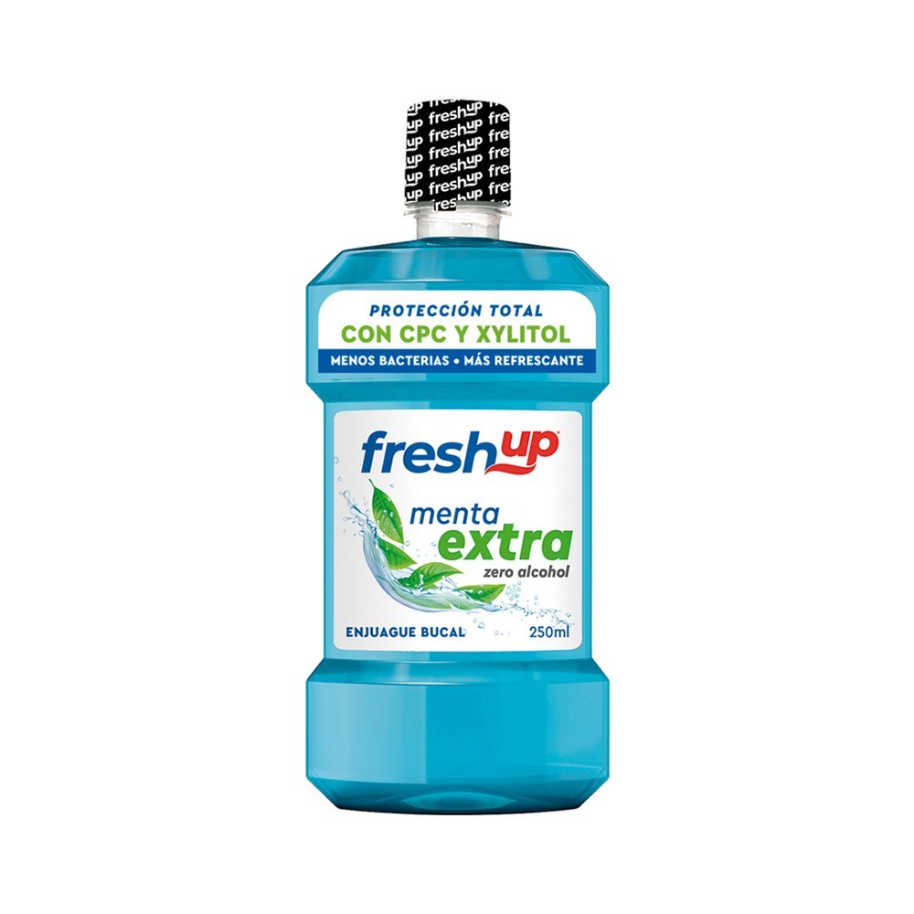 FRESHUP ENJUAGUE BUCAL MENTA ZERO ALCOHOL X 250 ML