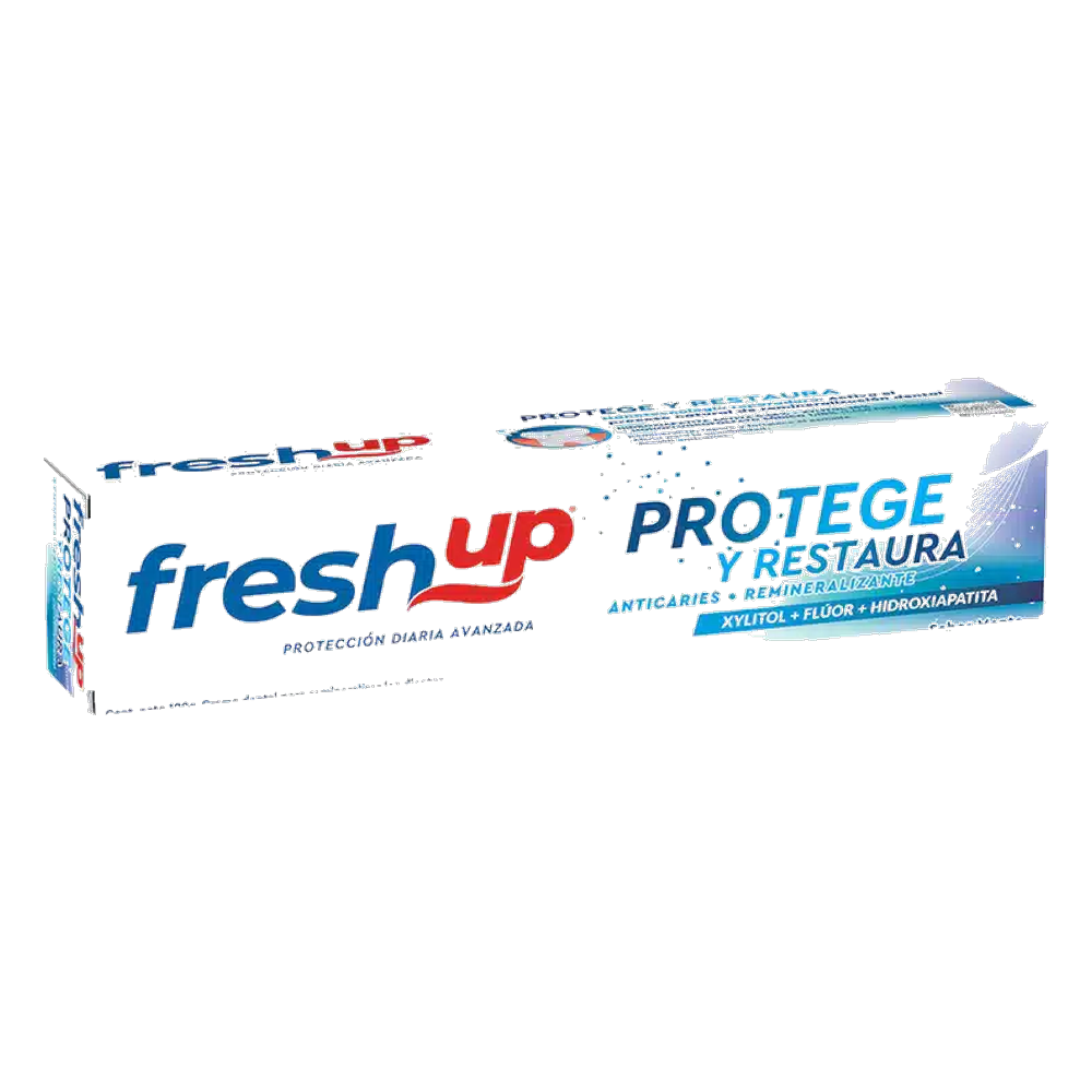 FRESHUP PASTA DE DIENTES PROTEGE Y RESTAURA X 100 GR