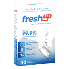 FRESHUP TABLETAS LIMPIADORAS ESFERVECENTE X 30 UND