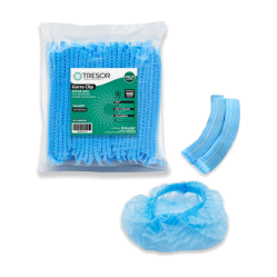 GORRO CLIP AZUL BOLSA X 100 (DM)