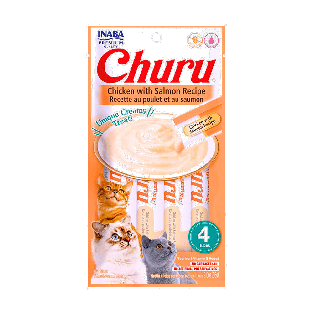 CHURU POLLO CON SALMON X 4 UND