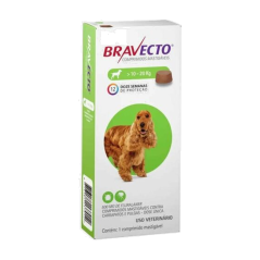 BRAVECTO COM 500 MG PERROS 10 A 20 KG X 1