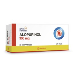 Alopurinol (B) 300mg 20 Comprimidos  / PRECIO POR UNIDAD DE MEDIDA / $ 62.- valor por unidad