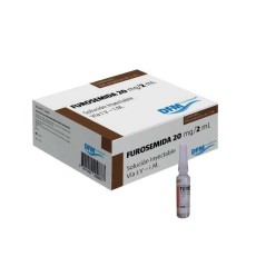 FUROSEMIDA AMP 20MG/2ML X 100 DIFEM (EC)