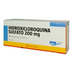 HIDROXICLOROQUINA SULFATO COM 200 MG X 60 DIFEM