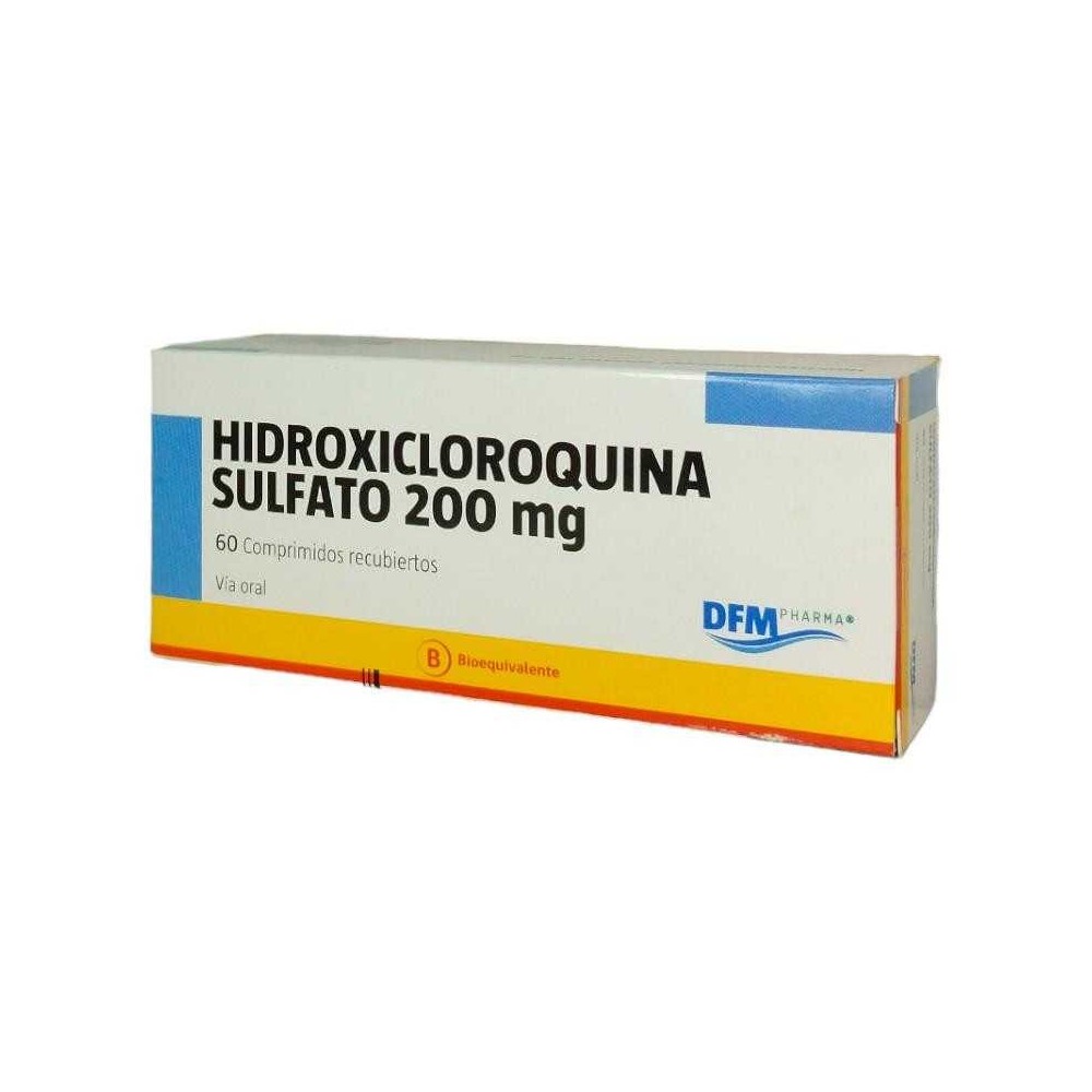 HIDROXICLOROQUINA SULFATO COM 200 MG X 60 DIFEM