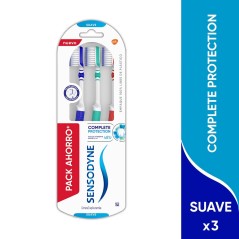 SENSODYNE CEPILLO COMPLETE PROTECTION SUAVE X 3 UND