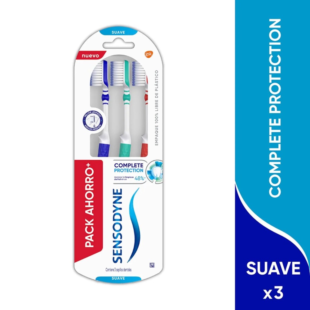 SENSODYNE CEPILLO COMPLETE PROTECTION SUAVE X 3 UND