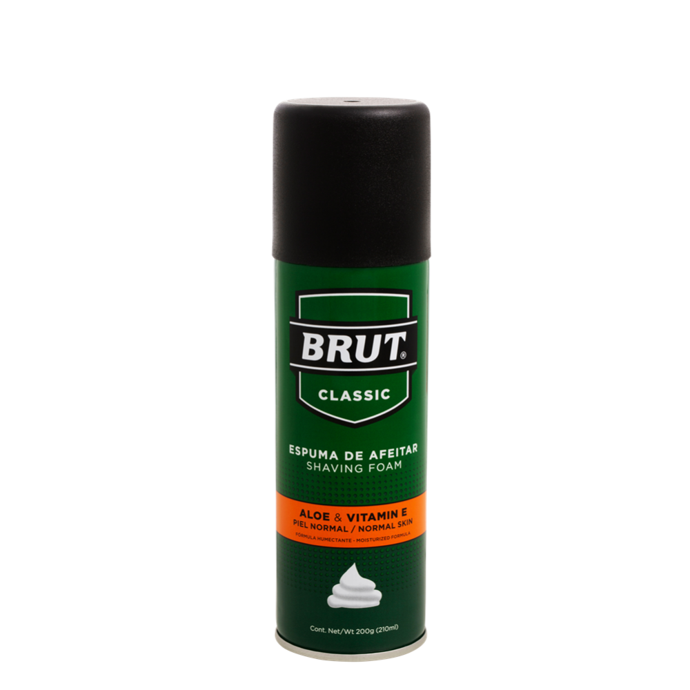 BRUT CLASSIC ESPUMA AFEITAR PIEL SENSI X 210 ML
