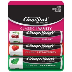 CHAPSTICK BALSAMO LABIAL VARIETY X 4 GR PACK X 3