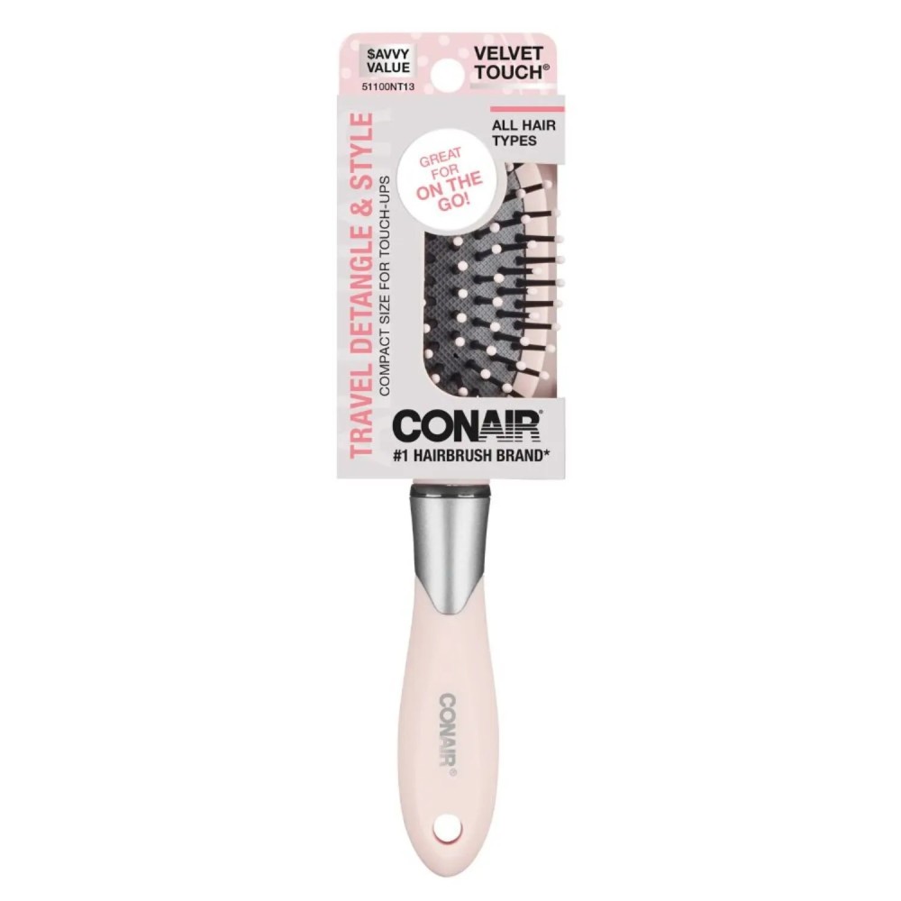 CONAIR CEPILLO VELVET TOUCH MID SIZE CUSHION BRUSH