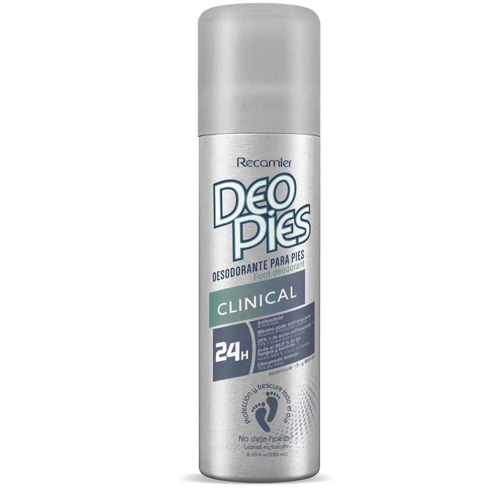 DEO SPRAY PIES DESODORANTE CLINICAL X 260 ML