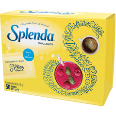SPLENDA STEVIA SOBRES X 50 UND