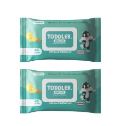 TODDLER TOALLAS HUMEDAS BEBE SIN PERFUME 48 PACK X 2