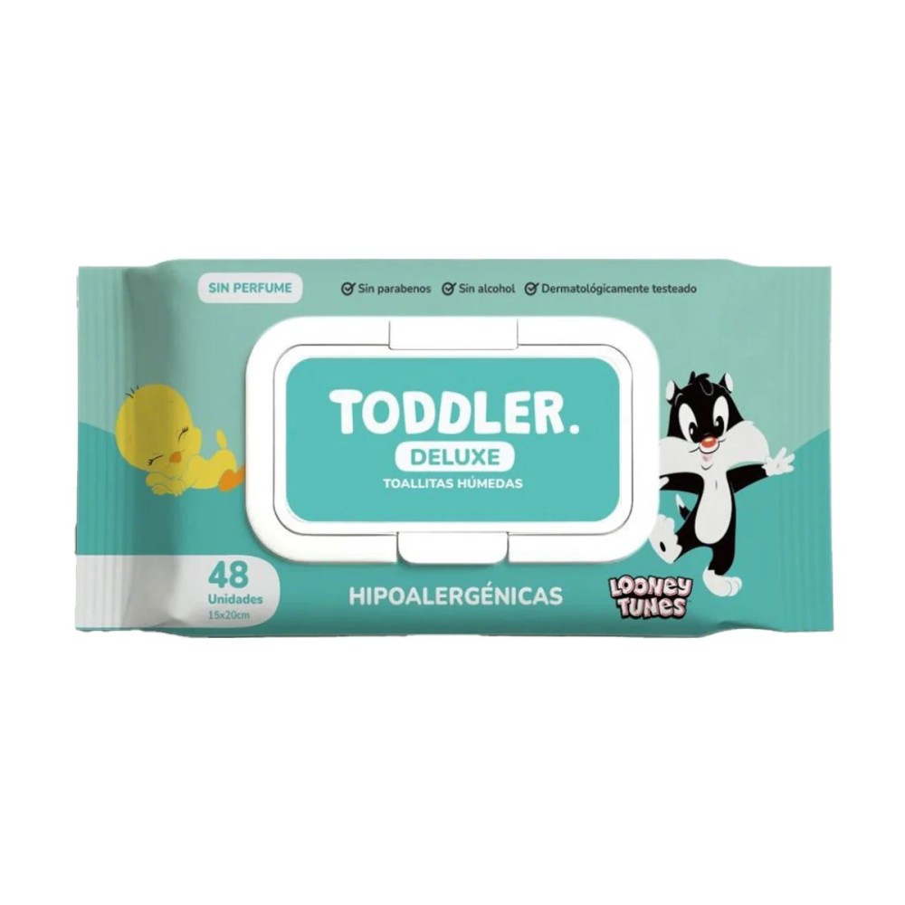 TODDLER TOALLAS HUMEDAS BEBE SIN PERFUME X 48