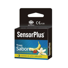PRESERV SENSOR PLUS 3 SABORES X 3 (DM)