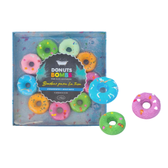 DONUTS BOMBAS DE BAÑO X 9 UND