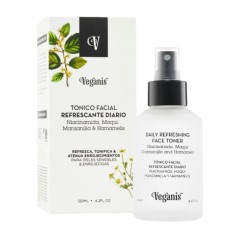 VEGANIS TONICO FACIAL REFRESCANTE DIARIO X 120 ML