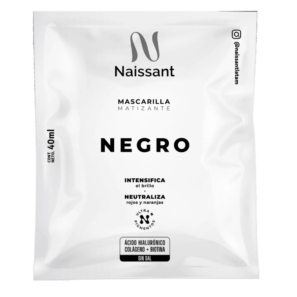 NAISSANT MASCARILLA MATIZANTE NEGRO X 40 GR
