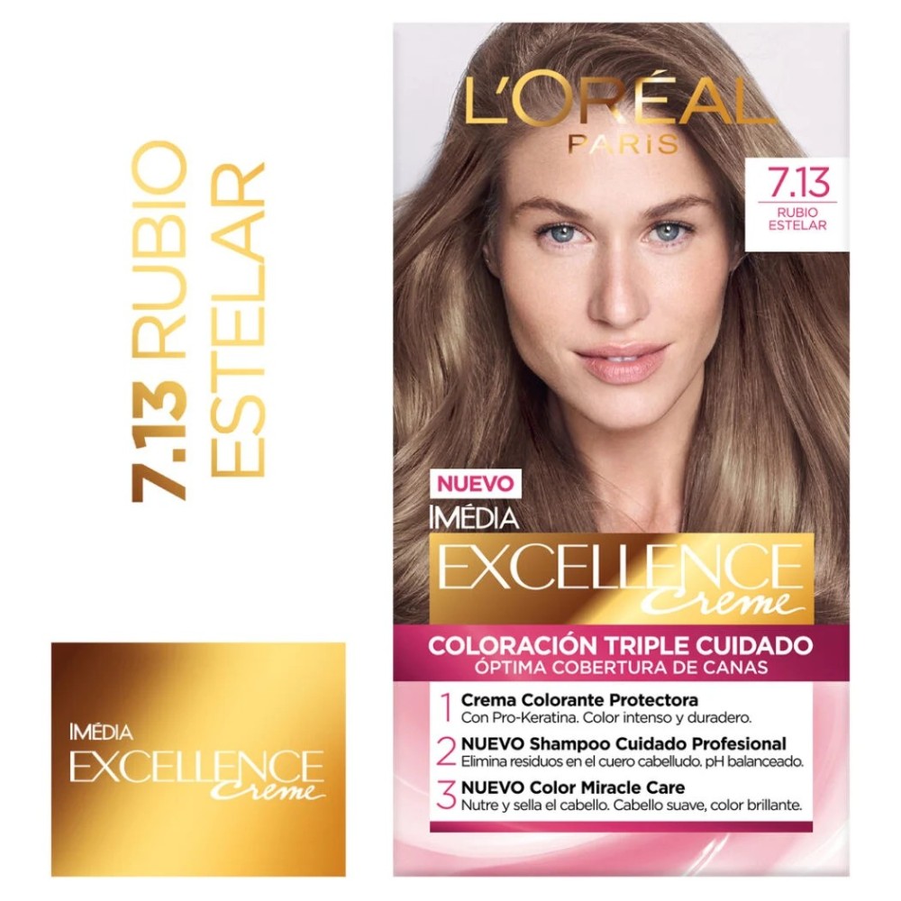 EXCELLENCE TINTE 7.13 RUBIO ESTELAR