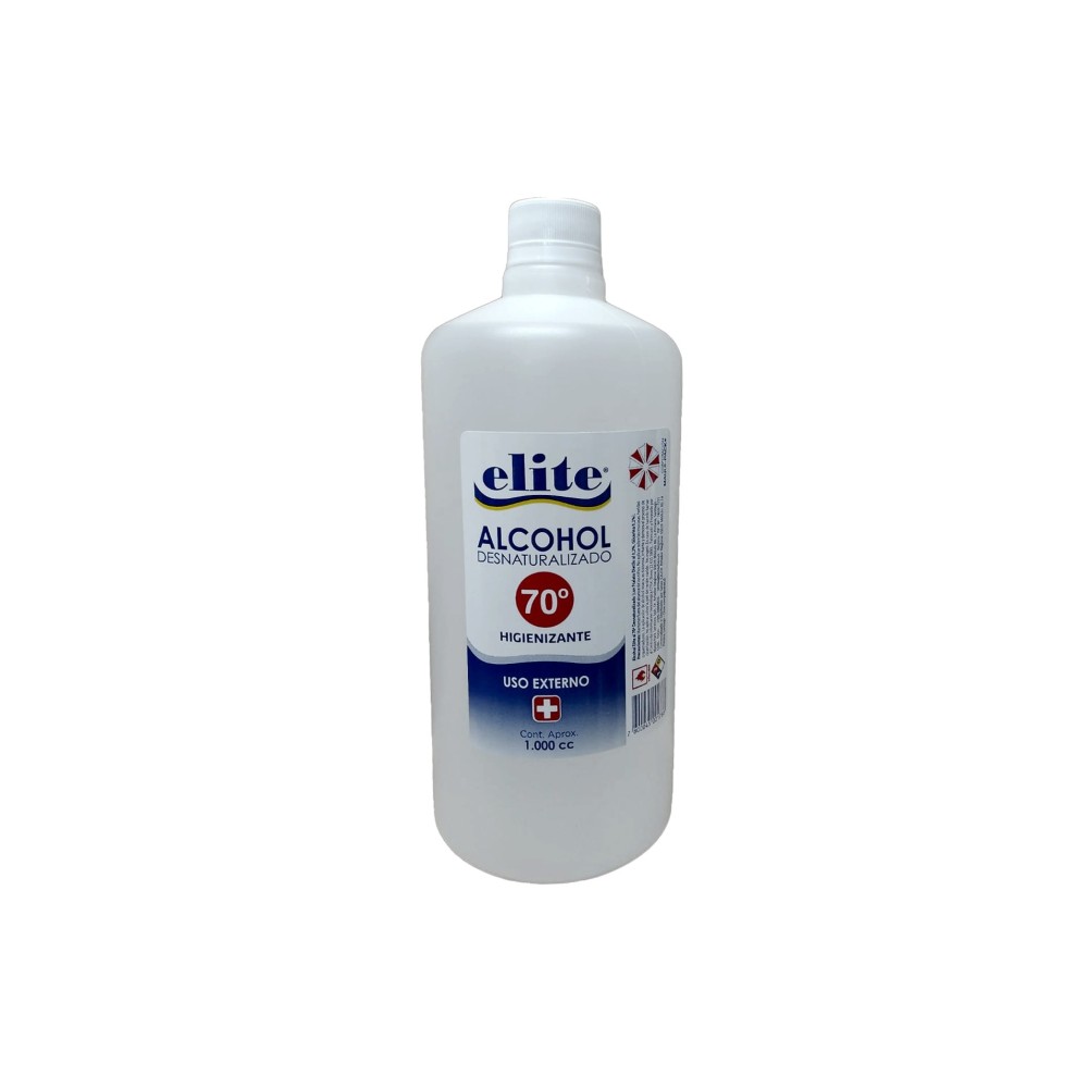 ALCOHOL DESNAT 70% X 1000 ML ELITE
