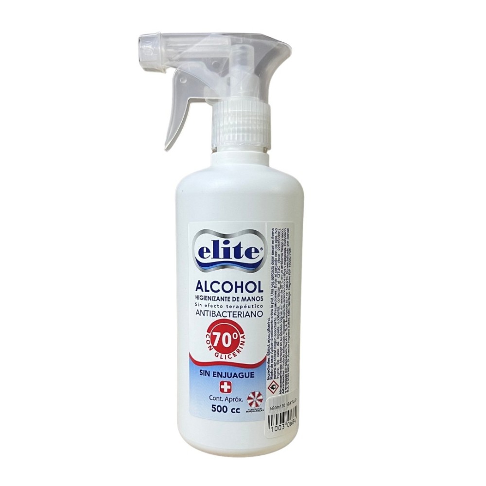 ALCOHOL DESNAT 70% X 500 ML ELITE