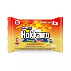 HOKKAIRO PARCHE TERMICO PARA LA ROPA X 10 UND