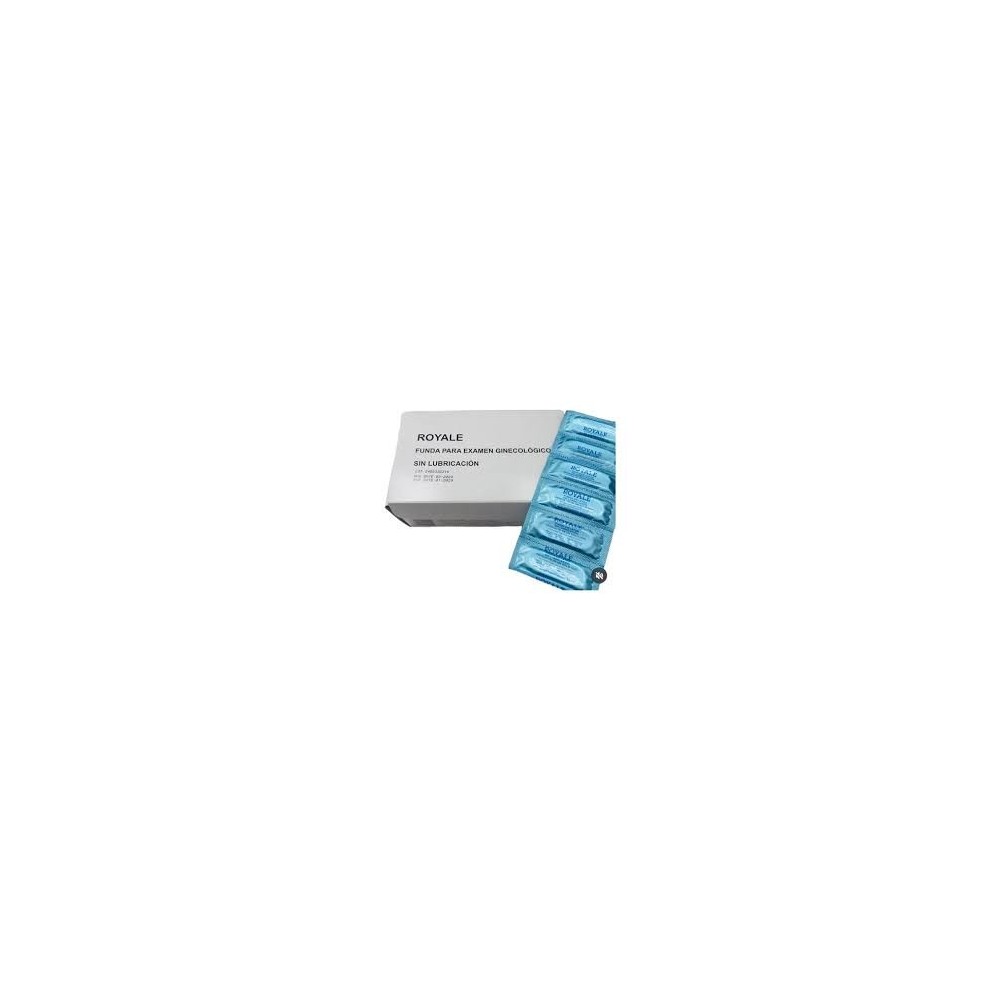 FUNDA P/EXAMEN GINECOLOGICO S/LUBRI ROYALE X 144 UND LBF